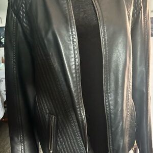 Black faux Leather Jacket